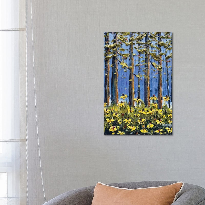 iCanvas "Redwoods And Wildflowers" by Lisa Elley Canvas Print - 26x18x1.5