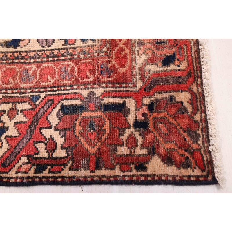 ECARPETGALLERY Hand-knotted Kayseri Vintage Red Wool Rug - 4'7 x 9'6