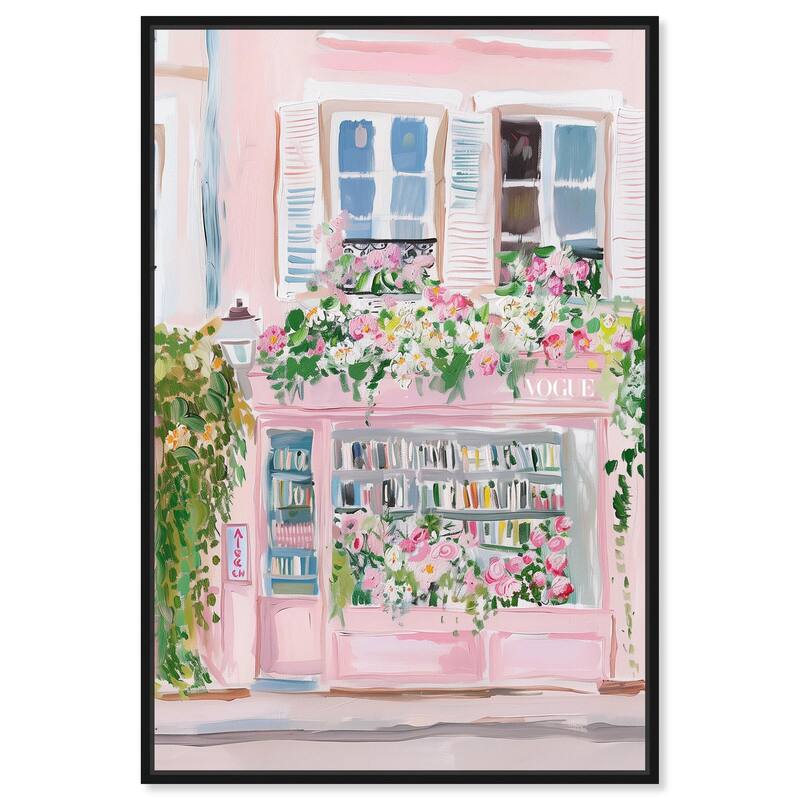 Little Magazine Store Canvas by Art Remedy - Black - 20" x 30"