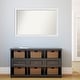 preview thumbnail 35 of 190, Wall Mirror Choose Your Custom Size - Extra Large, Blanco White Wood