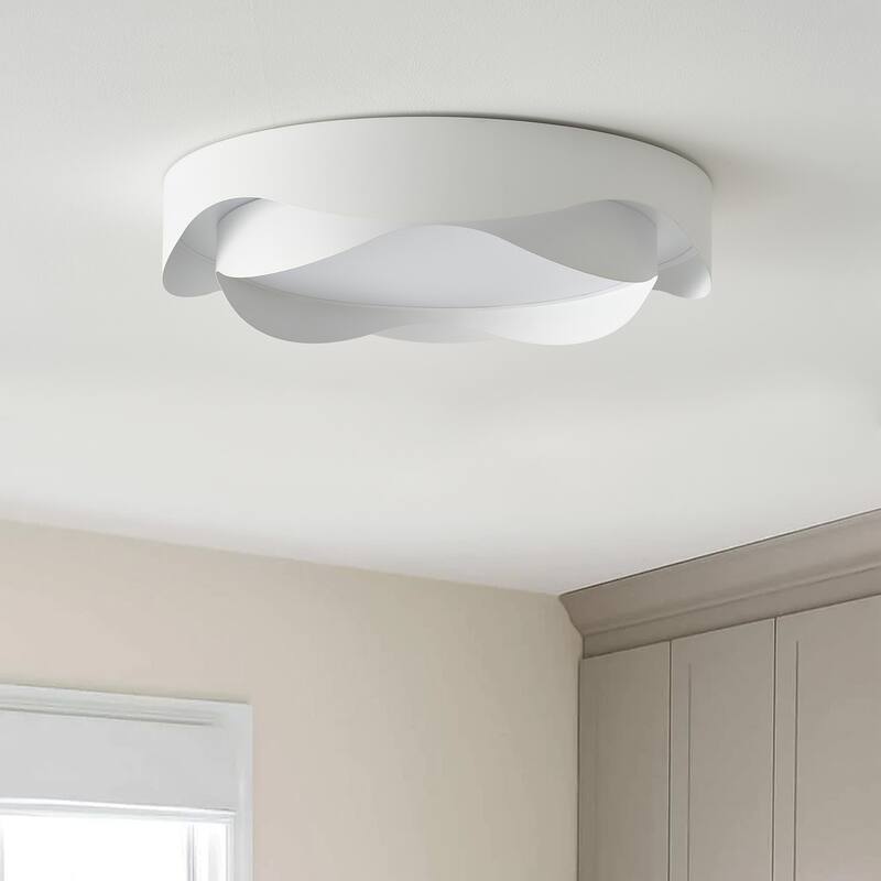 Modern Unique Flower Shape LED Flush Mount Ceiling Light