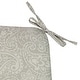 preview thumbnail 3 of 2, Decor Therapy Outdoor Patio Printed Seat Pad in Tan Paisley (2-Pack)