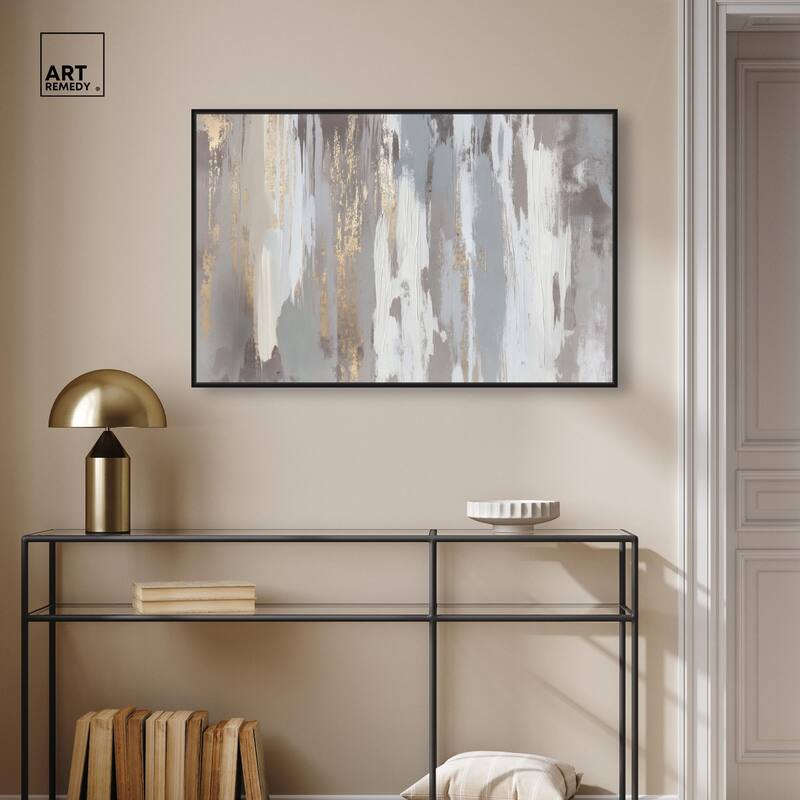 Flooding Gold II Canvas by Art Remedy