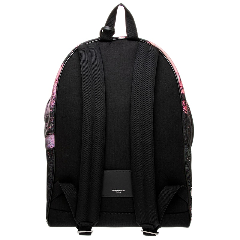 Saint Laurent City Backpack - Pink and Black