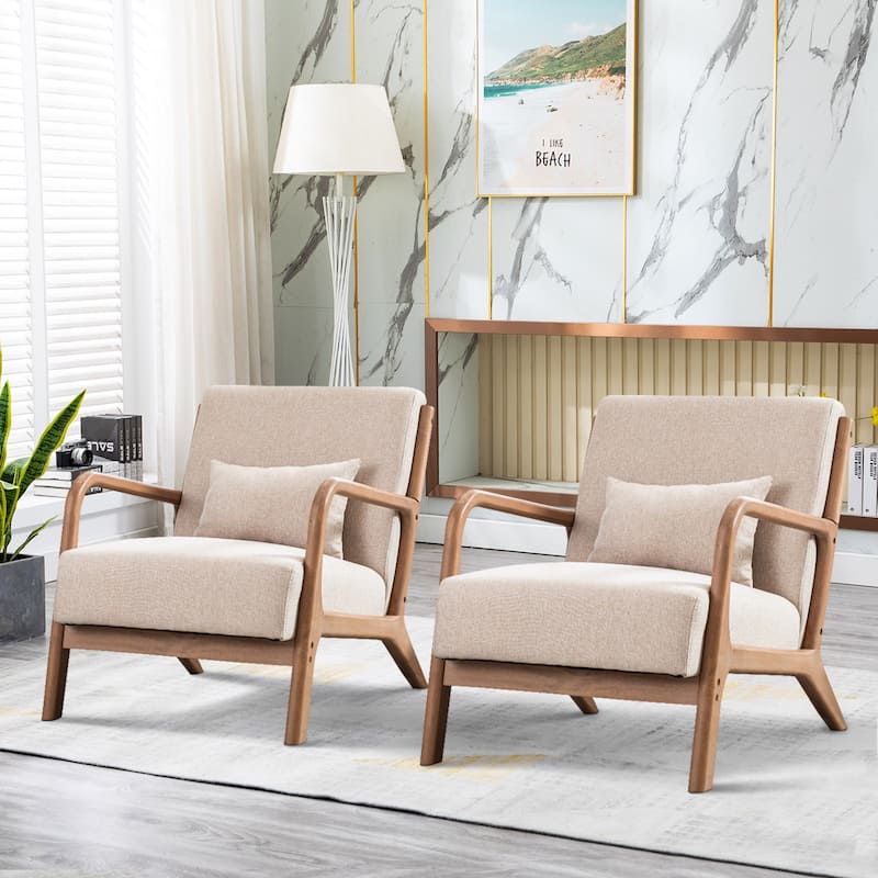 Aston Modern Solid wood Accent Chair for Living Room