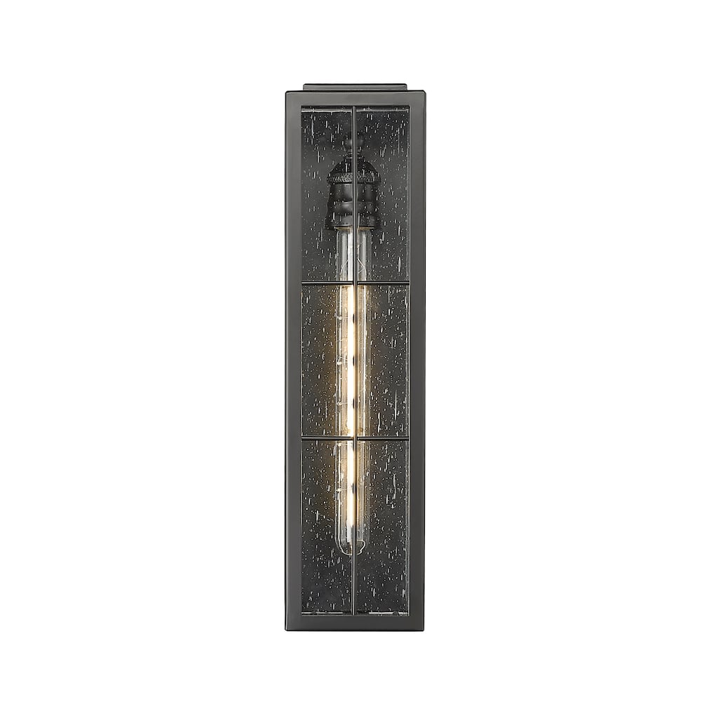 Millennium Lighting Jaxson 1 Light Outdoor Wall Sconce in Powder Coat Black