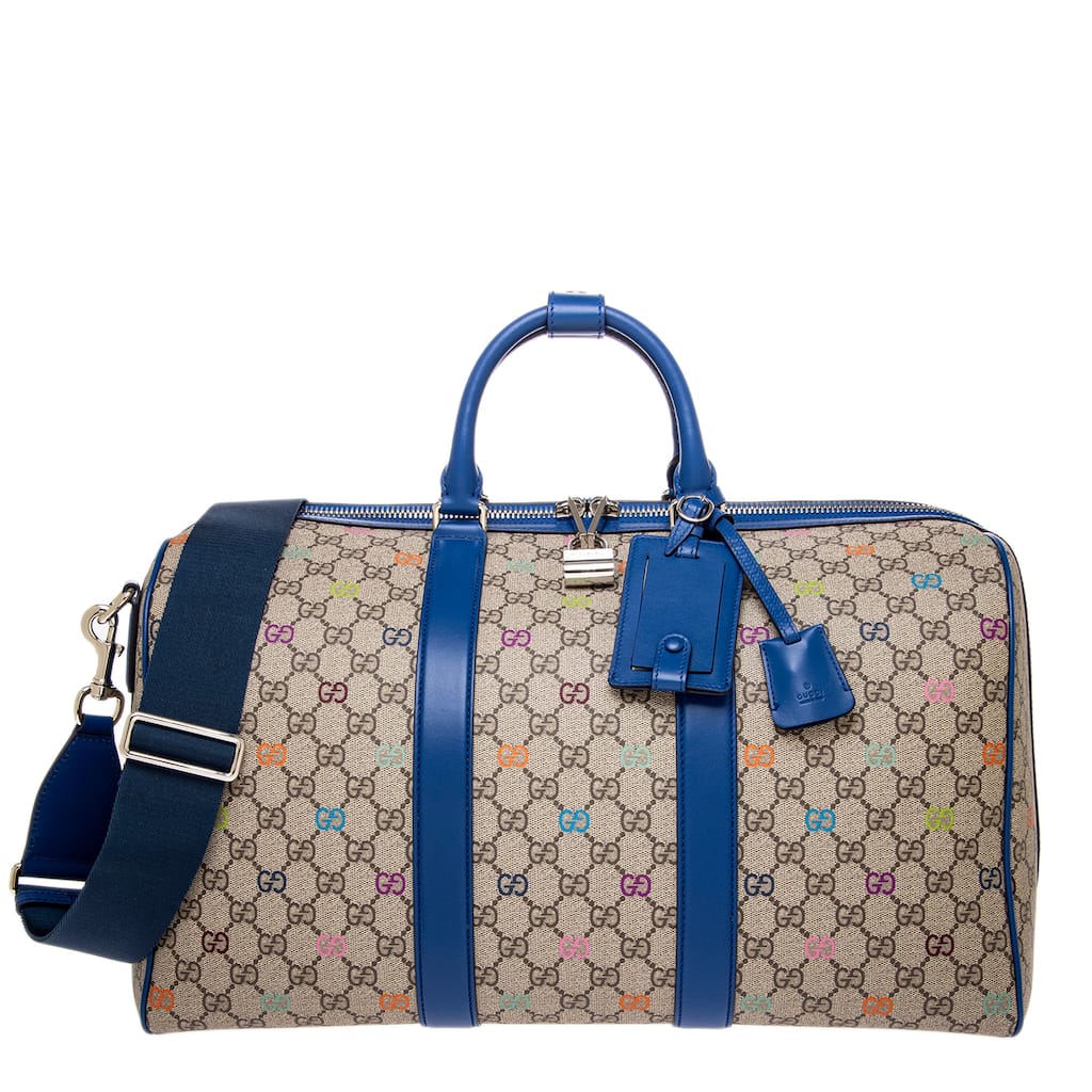 Gucci Multicolor GG Monogram Medium Duffle Bag