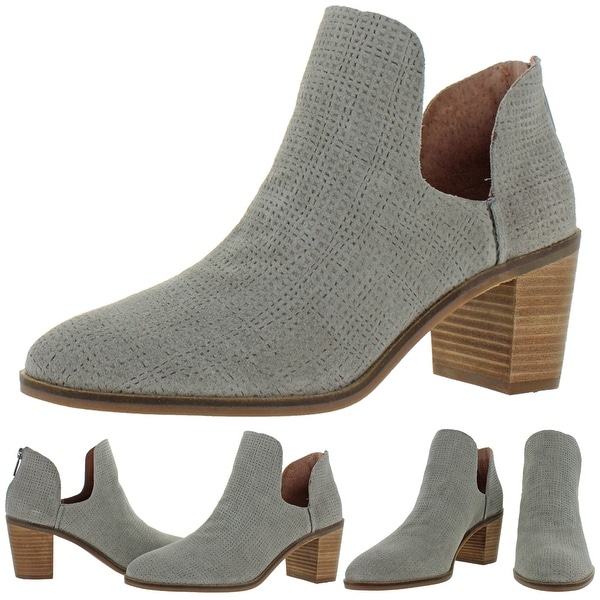 lucky brand cutout booties