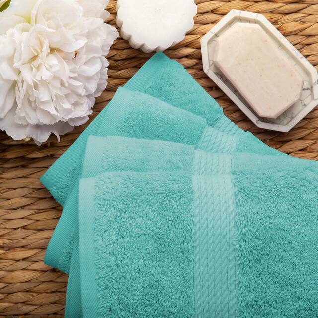 Marche Egyptian Cotton 4 Piece Hand Towel Set by Miranda Haus