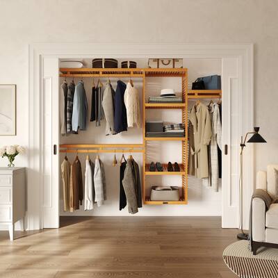John Louis Home Solid Wood Honey Maple Simplicity Organizer