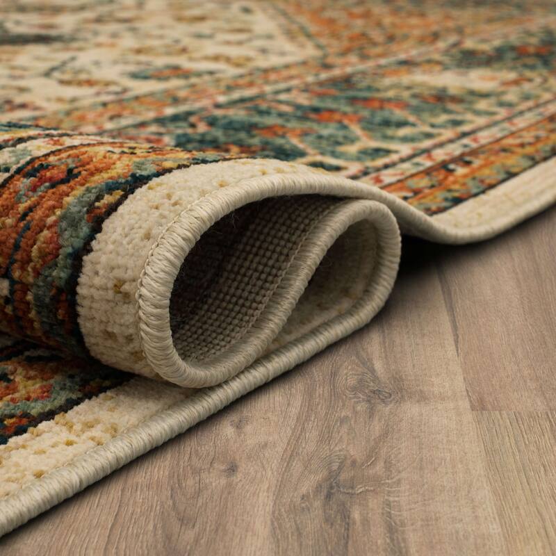 Mohawk Home Dunlop Traditional Medallion Area Rug