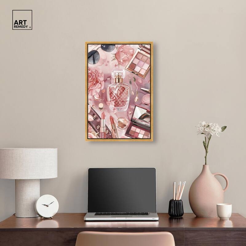 Glam Sparkle Lay Out II Canvas by Art Remedy