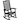 WINSOON All Weather HIPS Outdoor Rocking Chair with Curved Backrest