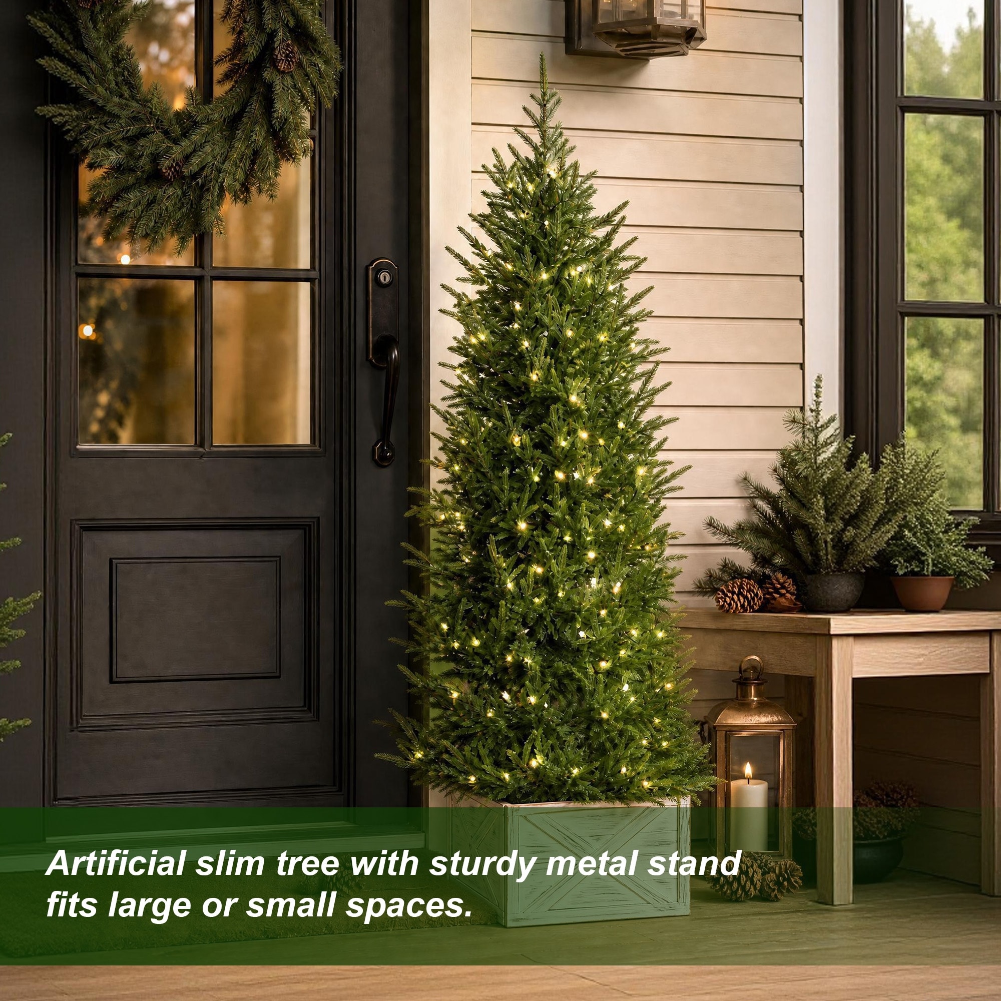 Glitzhome-5FT-6FT-Pre-lit-