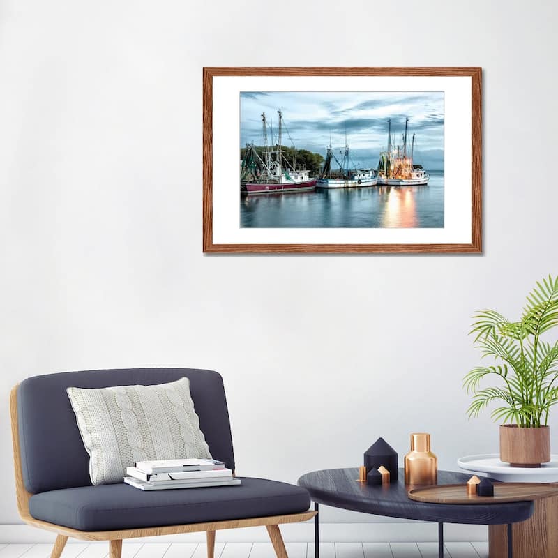 iCanvas "The Shrimping Fleet" by Danny Head