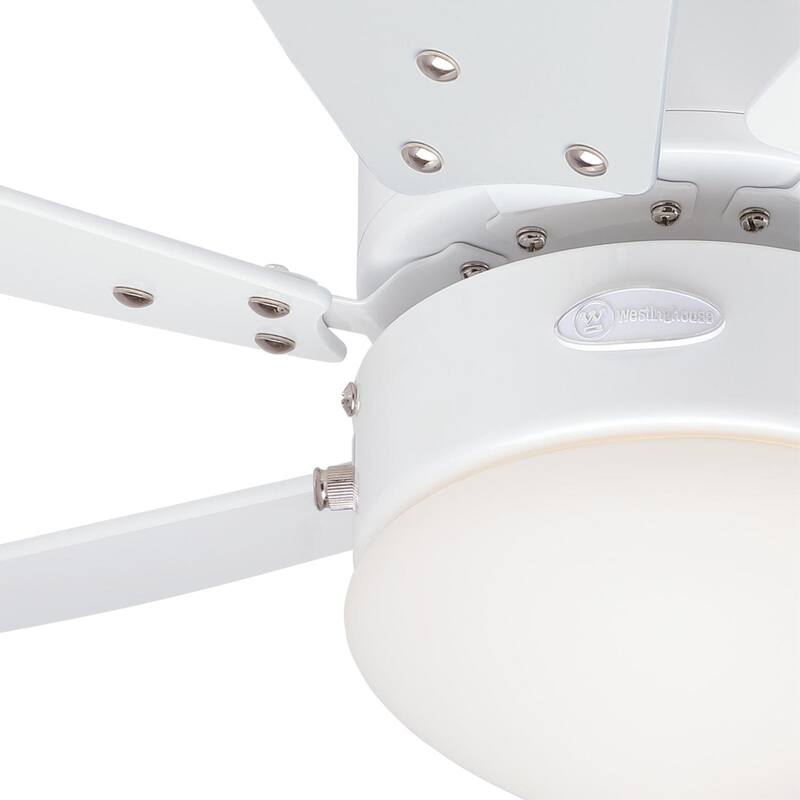 Westinghouse Lighting Turbo Swirl 30-Inch 6-Blade Indoor Ceiling Fan with Dimmable LED Light and Opal Frosted Glass