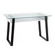 preview thumbnail 2 of 26, Strick & Bolton Richard Glass Top Desk