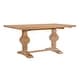 preview thumbnail 5 of 7, Quinlan Solid Pine Dining Table