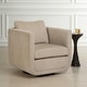 preview thumbnail 3 of 6, Uttermost Abound Porcelain Swivel Chair