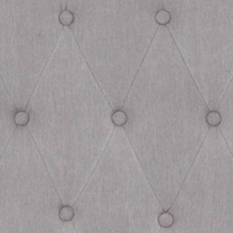 Tufted Upholstered Nailhead Trim Platform Bed