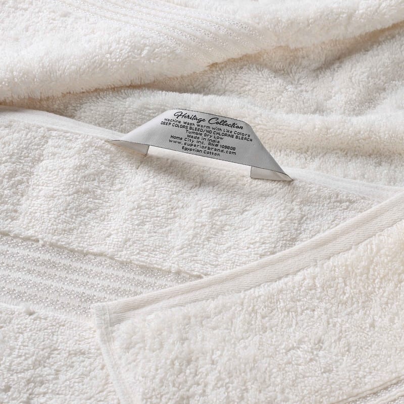 Superior Heritage Egyptian Cotton Absorbent 8-Piece Towel Set