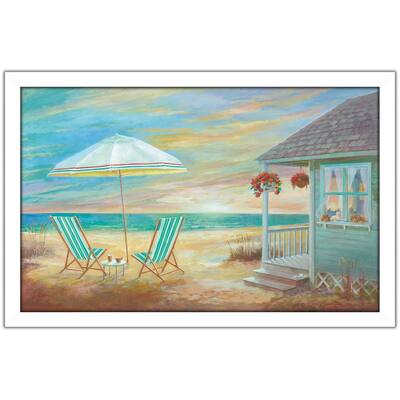 "Beach Cottage" by Ruane Manning Print on Acrylic