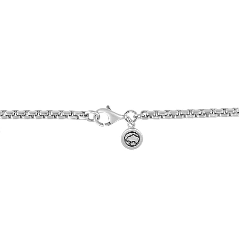 EFFY Men's 925 Sterling Silver Diamond and Onyx Star Of David Pendant Necklace