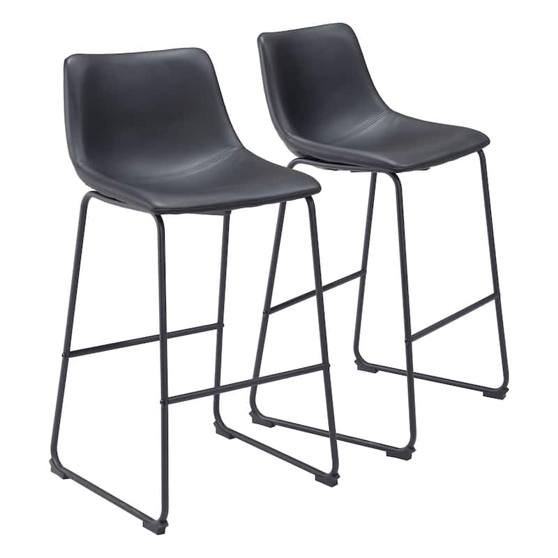 Smart Bar Chair (Set of 2) - 19.7" W x 21.3" D x 39.4" H