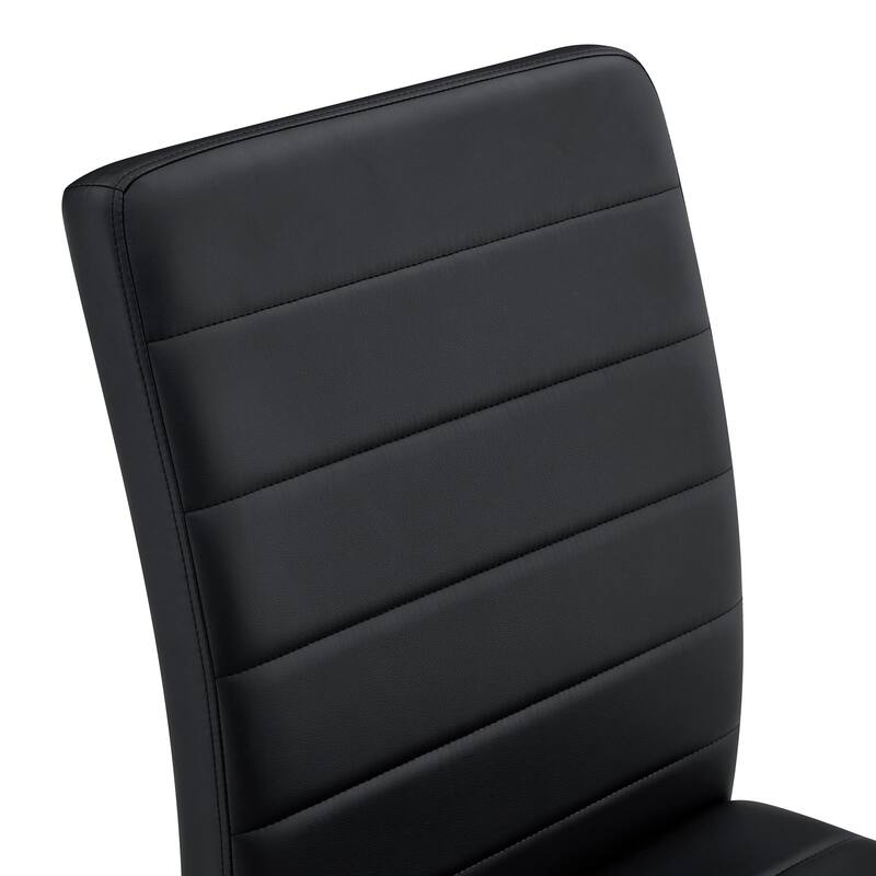 Set of 2- Heavy-duty chairs set: 2.1" thick cushion, iron frame, perfect for home or office. Classic colors, great value