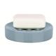 4-Piece Bathroom Accessories Set Spirella Tube Light Blue Stoneware - Light Blue