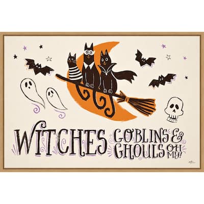 Amanti Art Spooktacular I Framed Canvas Wall Art
