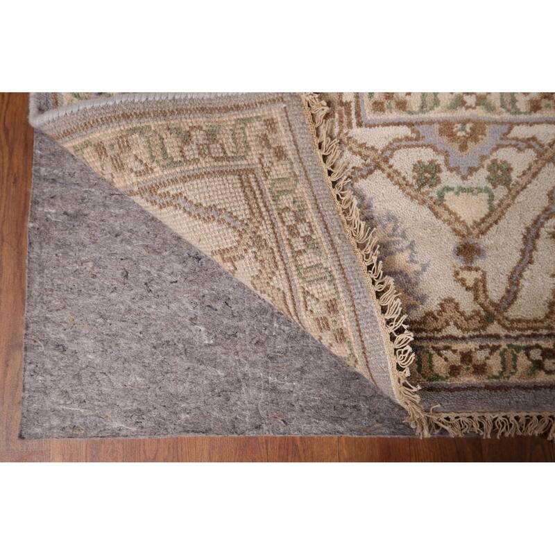 Oushak Indian Area Rug Hand-Knotted Transitional Wool Carpet - 8'0"x 9'10"