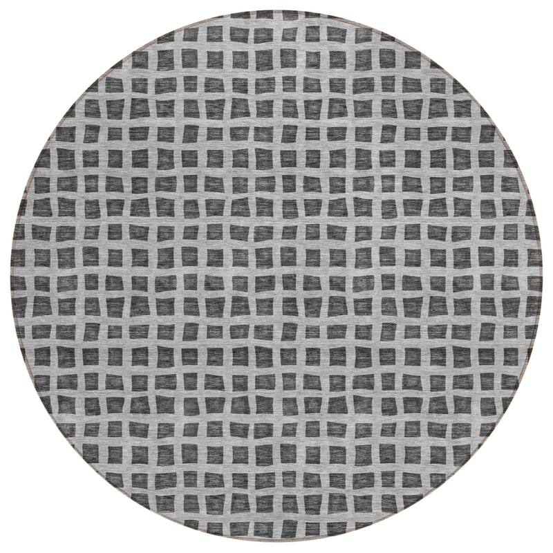 HomeRoots Geometric Transitional Rectangle Outdoor Rug