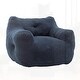 preview thumbnail 12 of 14, Comfy Bean Bag Chair with Armrests, High-Density Foam, for Living Room