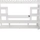 preview thumbnail 10 of 22, Loft Bed with Stairs,Metal Loft Bed with TV Stand,LED and Charging Station, Storage Shelves and Wardrobe