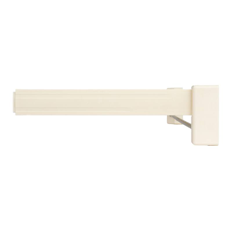 Household Essentials Metal and Plastic Wall Mount Telescoping Drying Rack