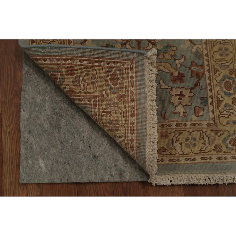 Hand Knotted Oriental 100% Wool Carpet Traditional Floral Navy Blue & Blues Ziegler Area Rug - 3' 10'' X 2' 0''