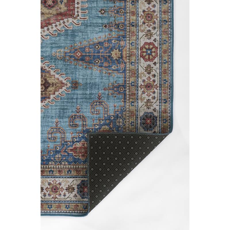 Momeni Karachi Traditional Area Rug with Non-Skid Backing