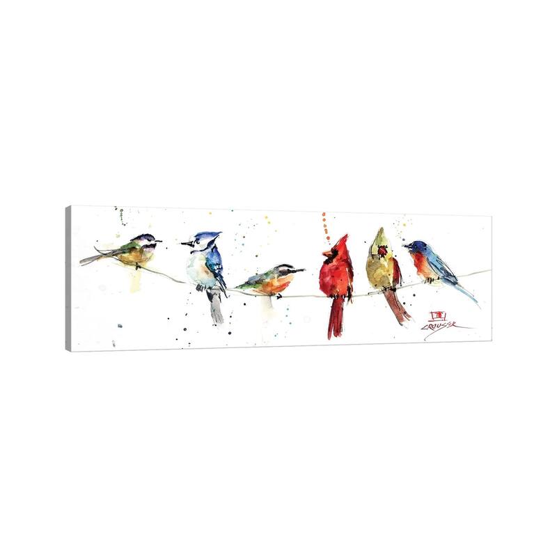 iCanvas "Birds On A Wire" by Dean Crouser Canvas Print