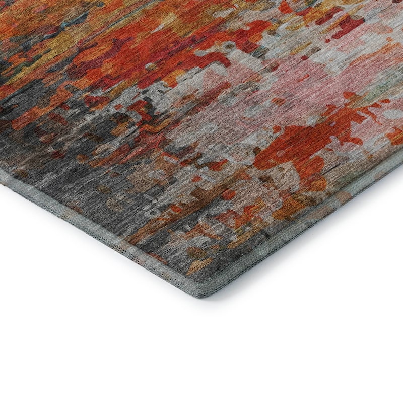 Premium Washable Super Soft Abstract Ombre Mayfield Rug