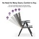 preview thumbnail 3 of 20, PURPLE LEAF Outdoor Patio Dining Set Folding Chairs And Table