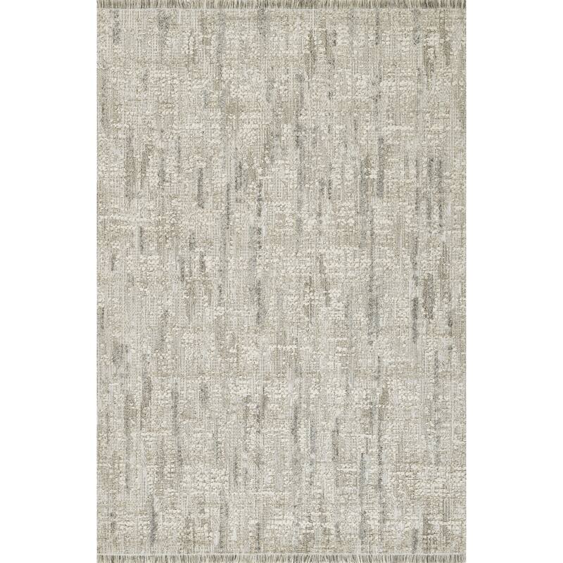 Momeni Haim Abstract Cotton Area Rug - Grey - 7' 10" x 10' - Rectangle