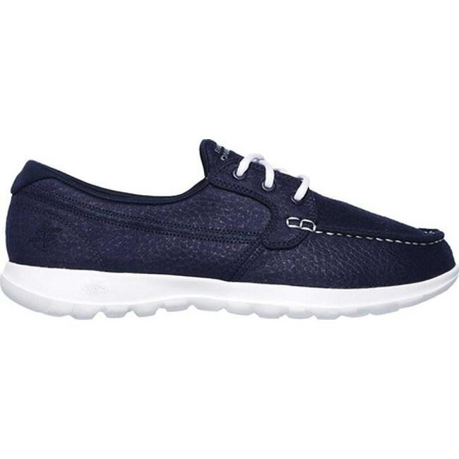 Skechers Women's GOwalk Lite Eclipse Boat Shoe Navy Skechers Women's GOwalk Lite Eclipse Boat Shoe Navy