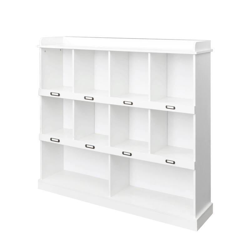 Modern Storage Cabinet with Ten Shelves for Living Room, Bedroom, Office