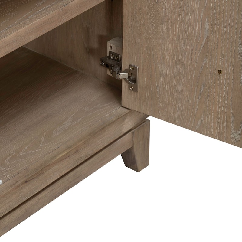 Liberty Furniture Brentwood TV Entertainment Console Stand 78" - Width 78" x Depth 19" x Height 30"