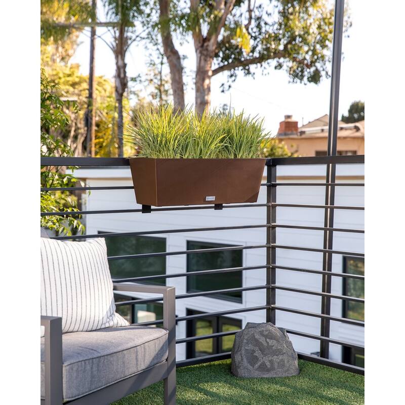 Pure Series Railing Window Box Planter