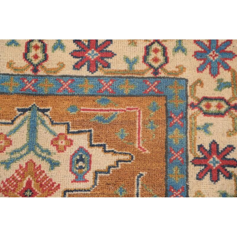 Kazak Oriental Foyer Rug Handmade Wool Carpet - 2'9" x 3'10"