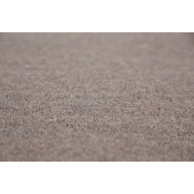 Grey Gabbeh Area Rug Hand-Knotted Wool Carpet - 7'9" x 9'11"