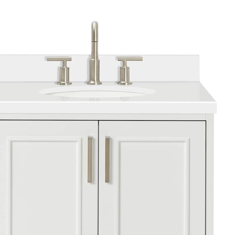 Ariel M043SRWQOVO Stafford 42" Free Standing Single Basin Vanity Set