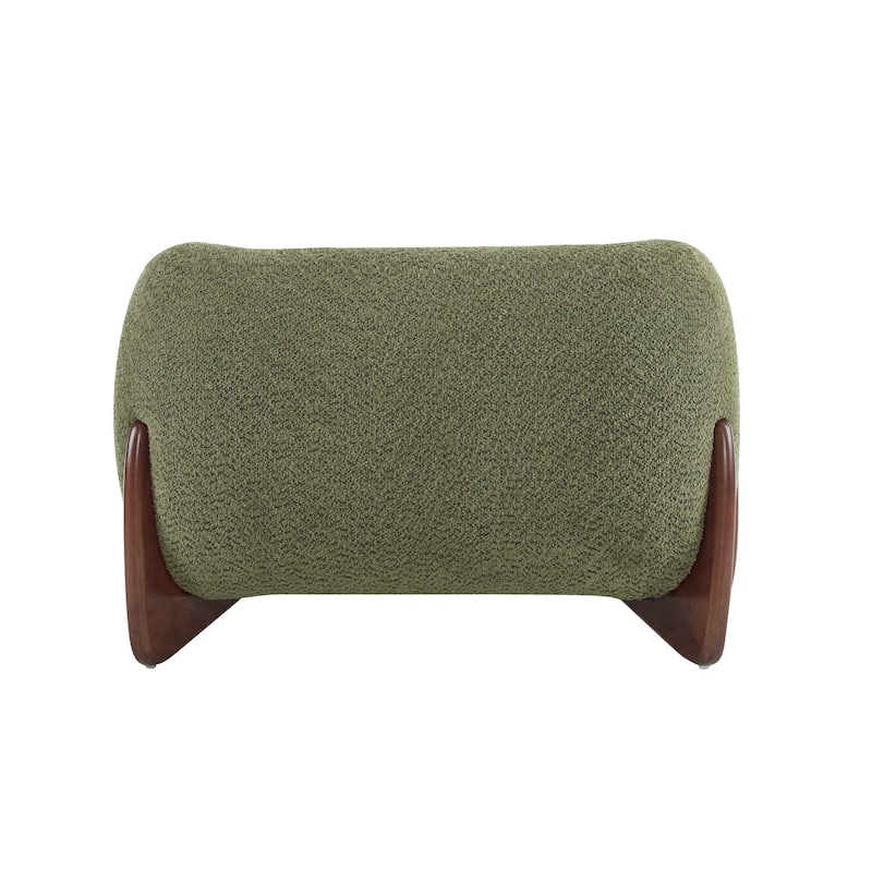 Tina Modern Upholstered Boucle Arm Club Chair by Christopher Knight Home
